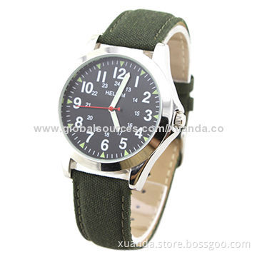 Promotional watches, AAA grade nylon strap alloy case, sample time 1 day